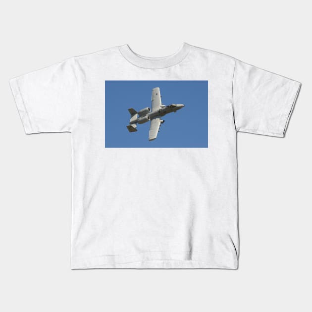 A-10 Thunderbolt II Kids T-Shirt by CGJohnson